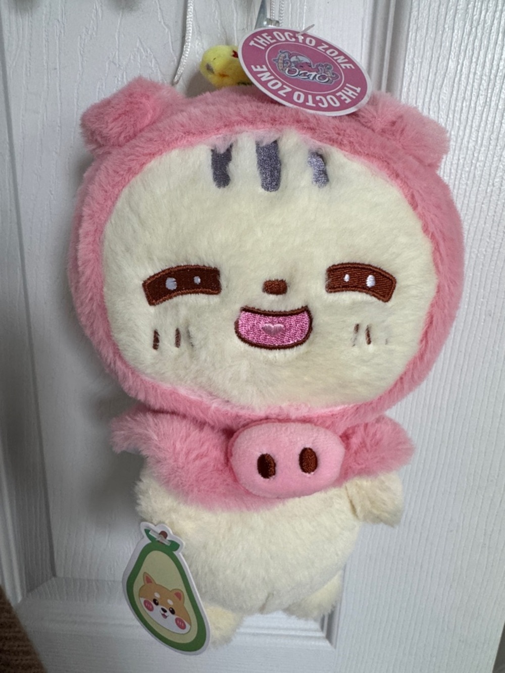 Pink & Cream Plush Octo Zone Character 8” Talk